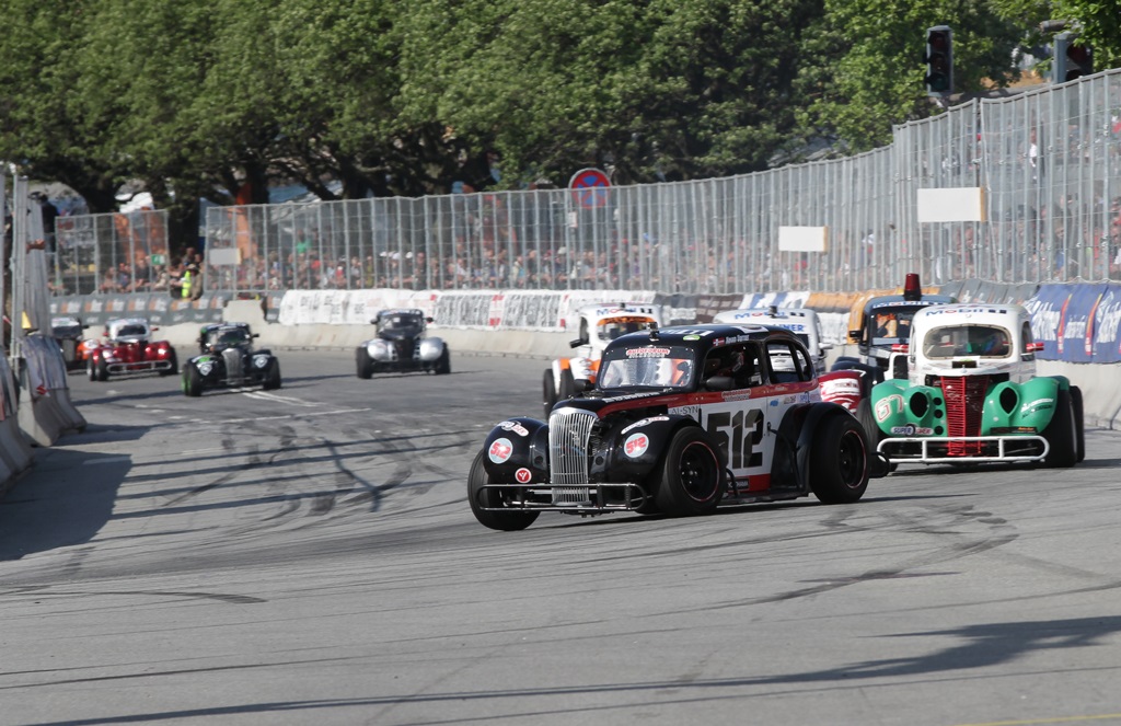 Kevin kørte sig elleve placeringer op i første løb.
(Foto: Motorsporten.dk)